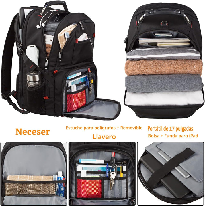 LTINVECK Mochila de viaje para laptop, mochila extra grande para ho...