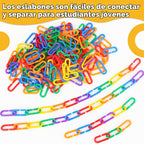 Aizweb Juego de 240 ganchos de plástico con clips en C