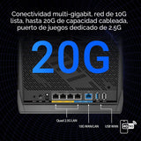 ASUS RT-BE86U BE6800 Router WiFi 7 de doble banda, soporta 4096-QAM...