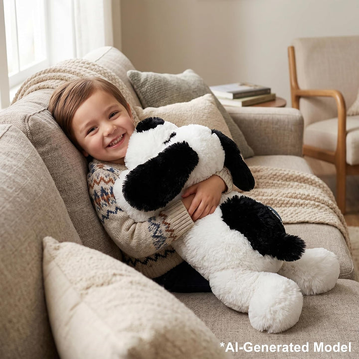 WEIGEDU Perro de peluche blandito y abrazable, diseño de cachorro b...