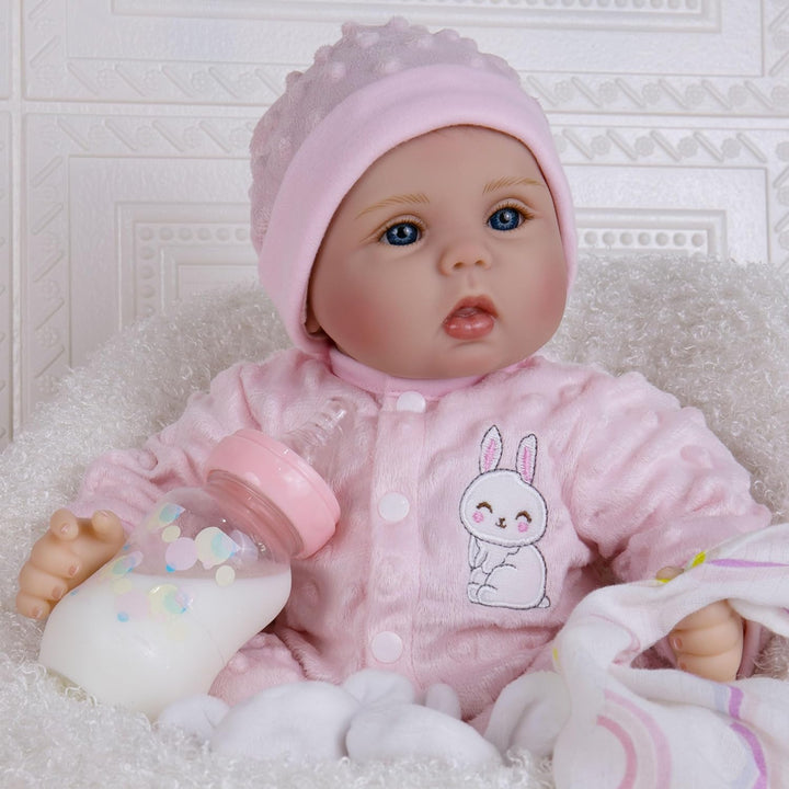 Milidool Muñecas de bebé Reborn de 18 pulgadas, muñeca realista de...