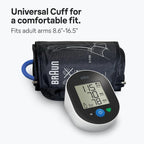 Braun ExactFit 2 - Monitor de presión arterial para la parte superior del