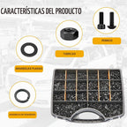 ZTF Kit surtido de tornillos 4005 piezas, tornillos de máquina M2 M3 M4 M5