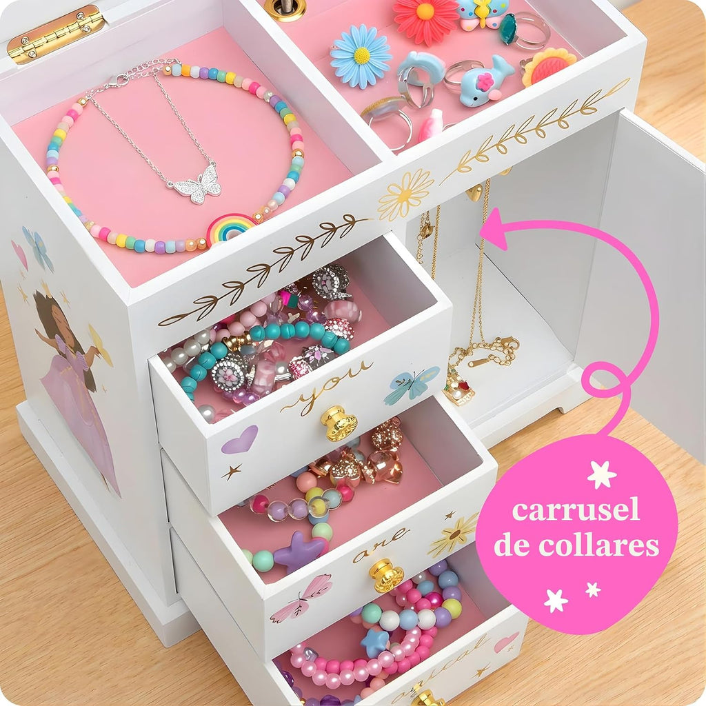 Giggle & Honey® Princess Musical Jewelry Box para Girls