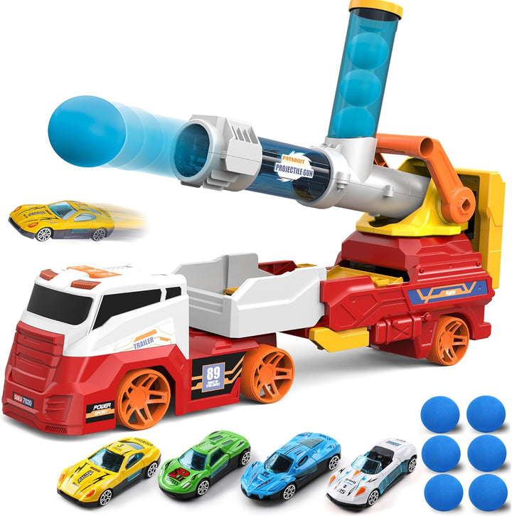 Dwi Dowellin Juguetes de Camiones para Niños, Juego de Coches Grand...