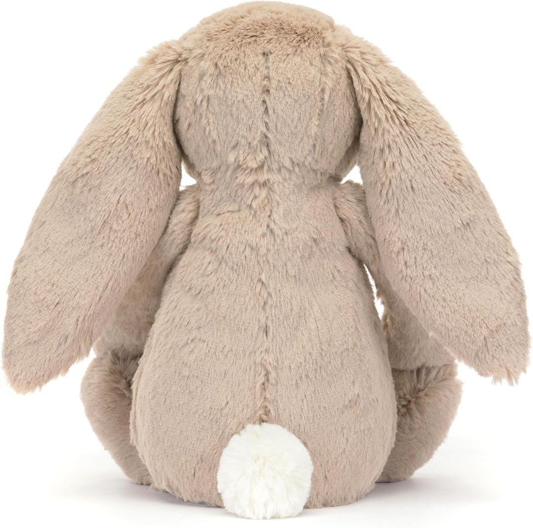 Jellycat Blossom - Pétalo de conejo beige de peluche, tamaño mediano