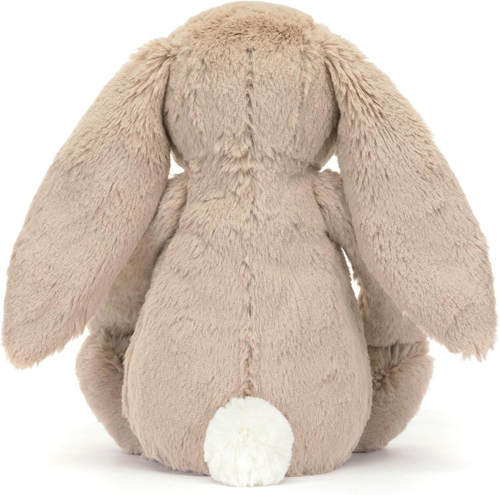 Jellycat Blossom - Pétalo de conejo beige de peluche, tamaño mediano