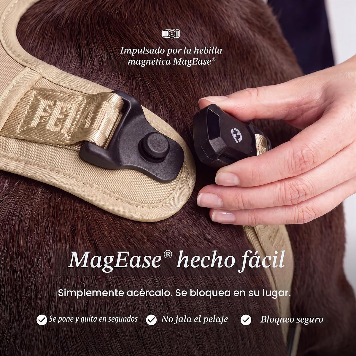 Fei & Eve Arnés táctico para perro, chaleco para perro sin tirones con