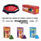 Farkel Juego de dados clásicos para fiestas, juego de dados con licencia oficial de Farkle, 36 dados, 6 tazas, hojas de puntuación y lata de almacenamiento, juego de dados de viaje para noche de juego familiar | 2+ jugadores, a partir de 8 años
