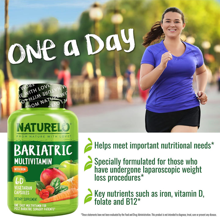 NATURELO Multivitamínico bariátrico - Un diario con hierro - Suplem...