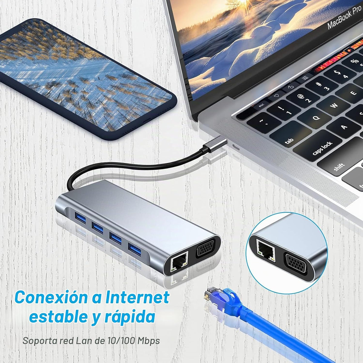 SZPACMATE, TW11A, hub USB 3.0