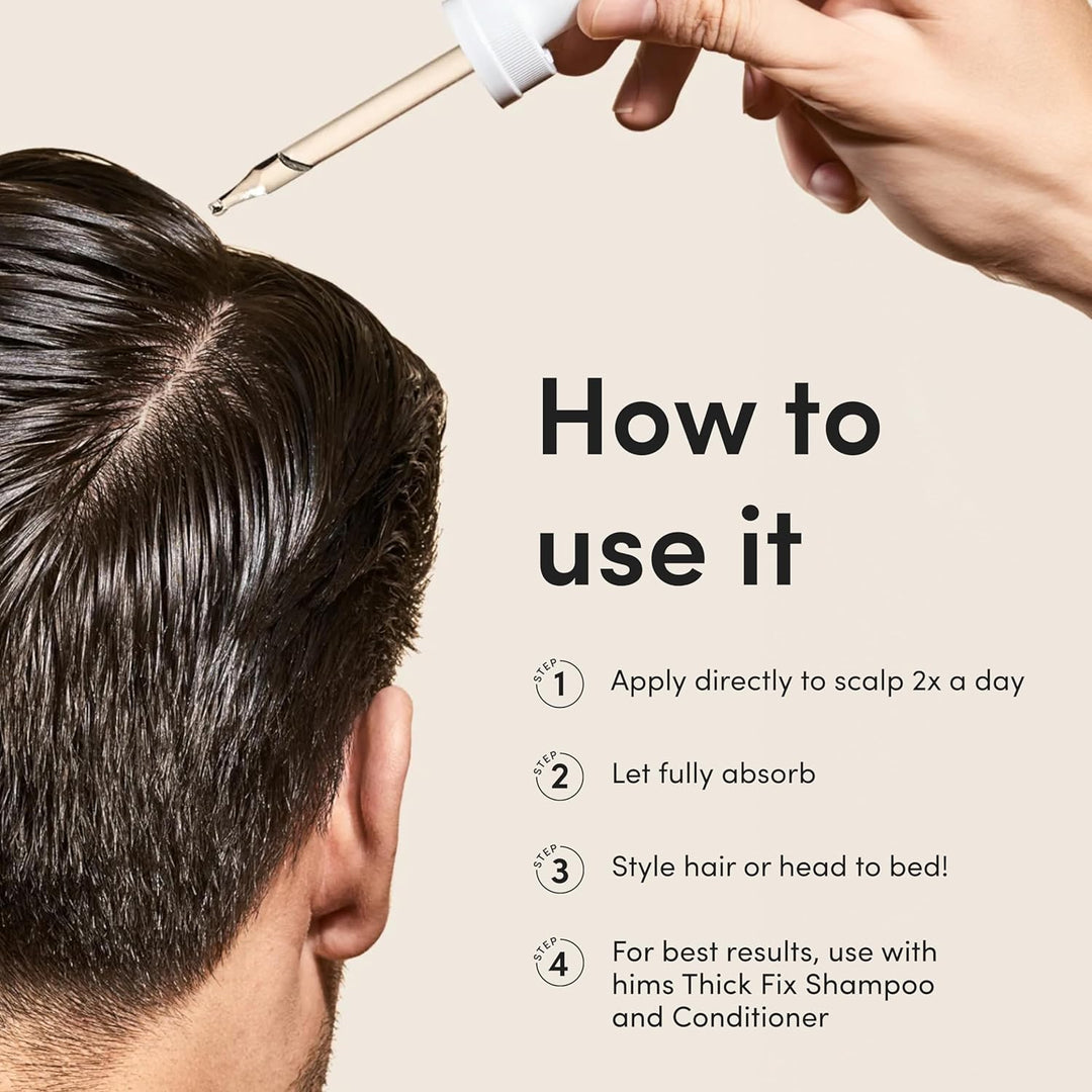 Hims - Tratamiento de crecimiento del cabello, solución tópica de m...