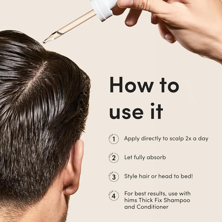 Hims - Tratamiento de crecimiento del cabello, solución tópica de m...