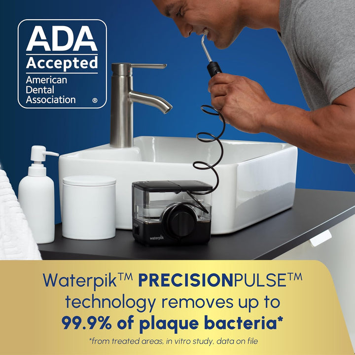 Waterpik ION - Irrigador dental profesional, recargable y portátil...