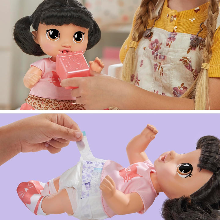 Baby Alive Super BFF Katie Kat Set de Juego de Muñeca Bebé de Vesti...