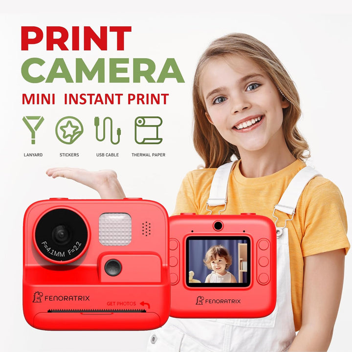 Cámara de impresión instantánea para niños \u2013 Sin necesidad de...