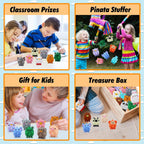 24 piezas de favores de fiesta para niños, juguetes pop de animales en 3D, rellenos para bolsas de dulces para niños, rellenos de piñata, premios de carnaval, juguetes fidget a granel, premio