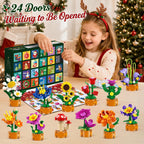 Calendario de Adviento 2026 Flores Navidad Cuenta regresiva Juegos de