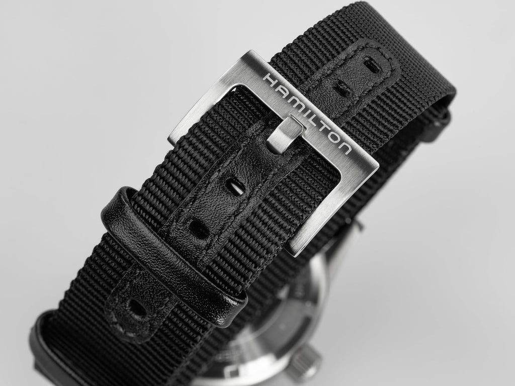 Hamilton Khaki Field Reloj mecánico para hombre, caja de acero inoxidable