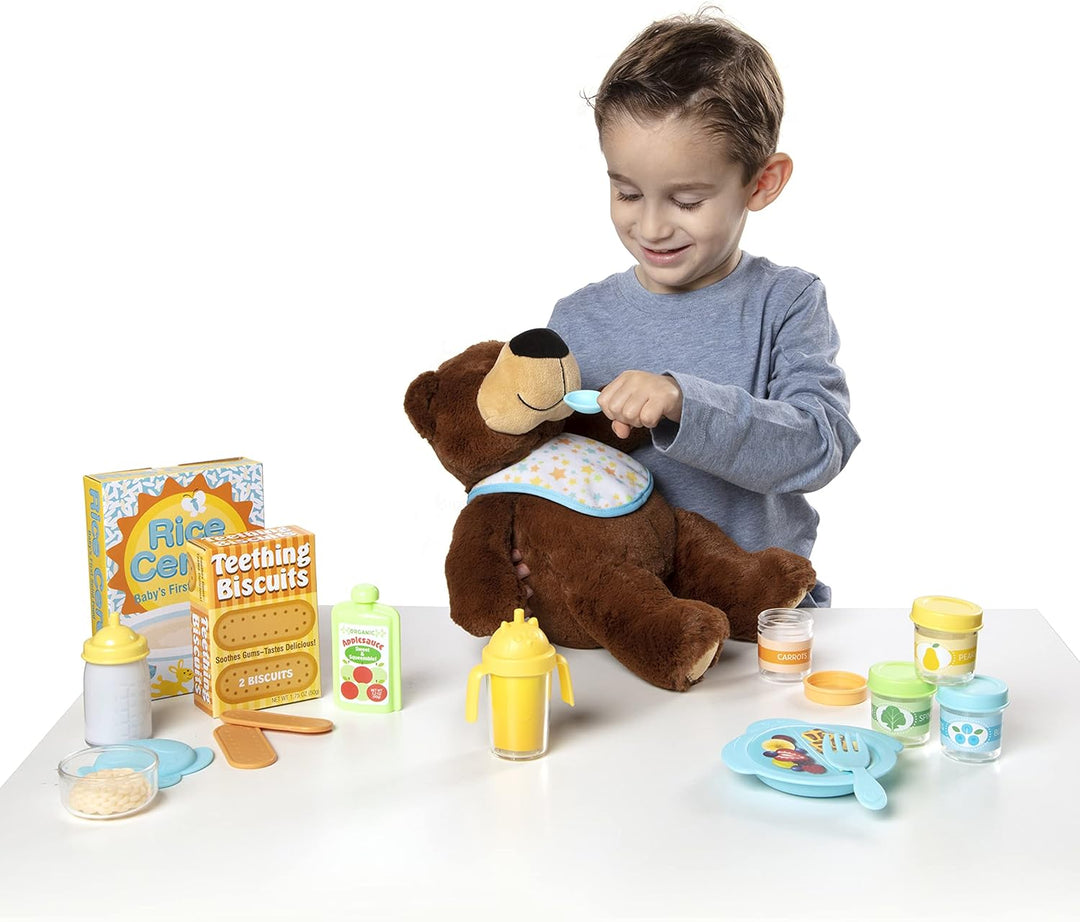 Melissa &amp; Doug Mine to Love - Juego de comida para muñecas con...