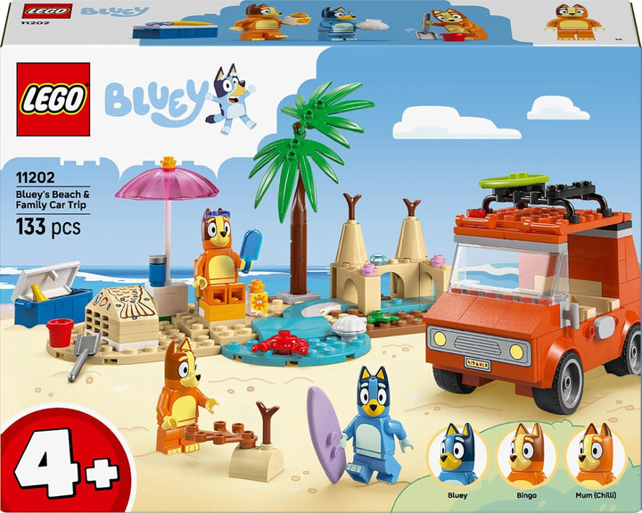 LEGO Bluey Bluey Family Beach Trip Toy Present, Blocks, Educativo,...