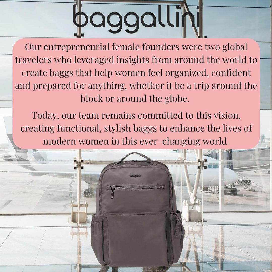 Baggallini Tribeca - Mochila expandible para laptop para mujer, 15...
