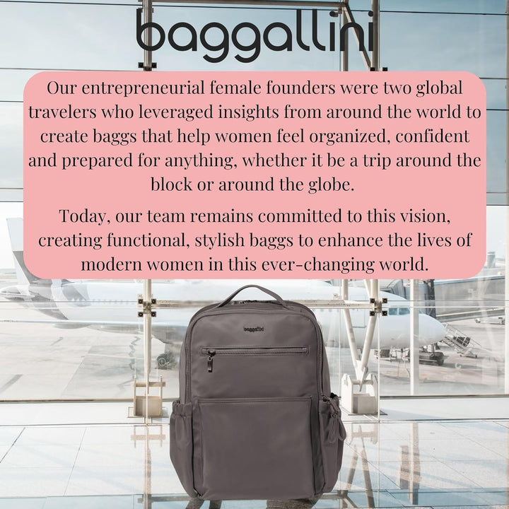 Baggallini Tribeca - Mochila expandible para laptop para mujer, 15...