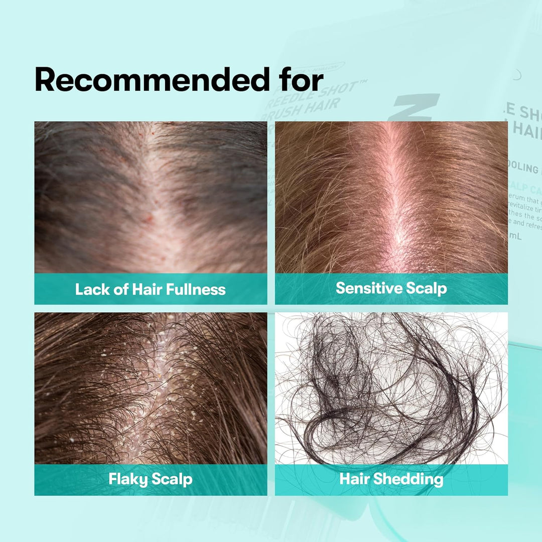 VT COSMETICS PDRN Reedle Shot Brush - Suero para el cabello, refres...