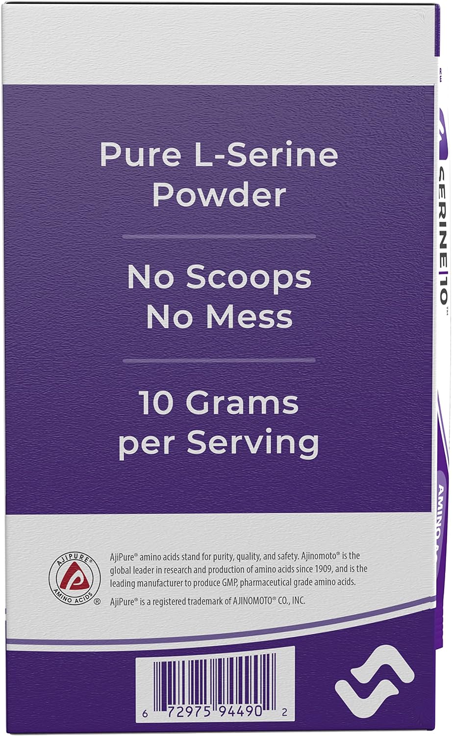 SERINE10 L-Serine Nootropics Paquetes - Apoya la salud cerebral, la...
