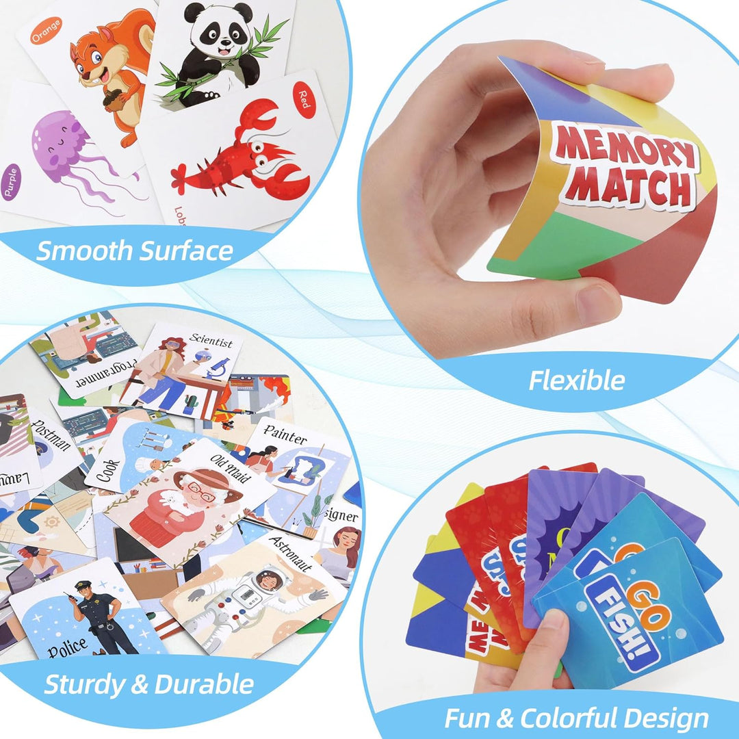 Juegos de Cartas Go Fish Old Maid Slap Jack y Memory