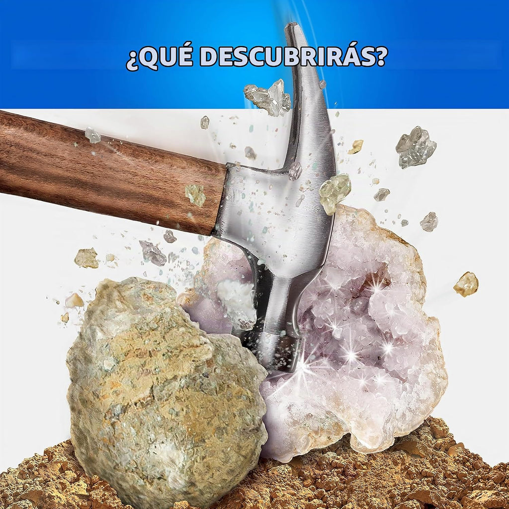 National Geographic Break Open 15 Premium Geodes Science Kit para Kids
