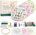 Bradove Beginner Embroidery Kit para Adults y Kids