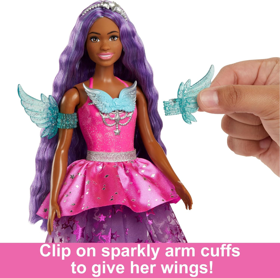 Barbie Muñeca de moda A Touch of Magic, Brooklyn con vestido con de...