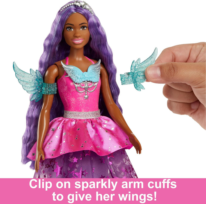 Barbie Muñeca de moda A Touch of Magic, Brooklyn con vestido con de...
