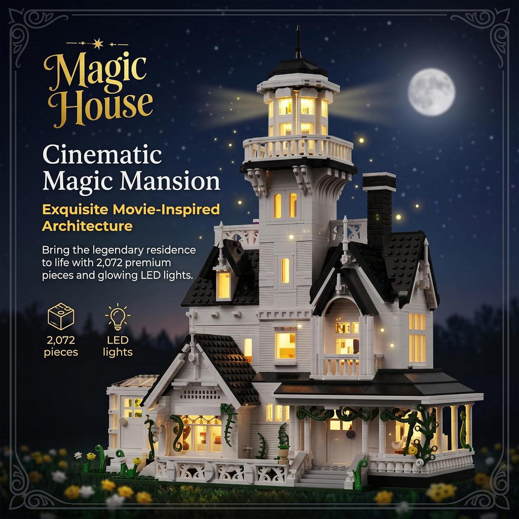 Magic Owens House Building Set para Adults con LED Lights