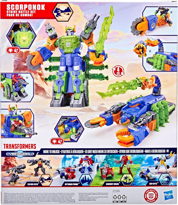Transformers CYBERWORLD Scorponok Strike - Juego de