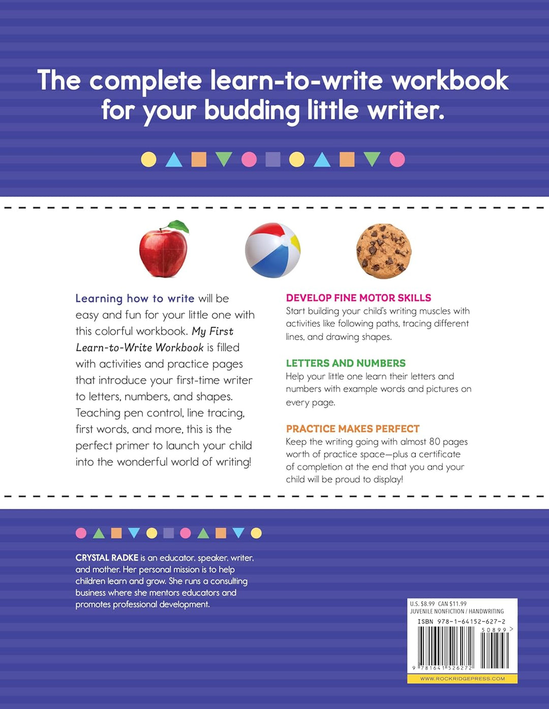 My First Learn-to-Write Workbook: Practice for Kids with Pen Control, Line Tracing, Letters, and More!