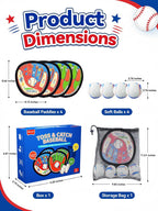 Juego de pelota para lanzar y atrapar, juguetes para niños de 3, 4, 5, 6, 7