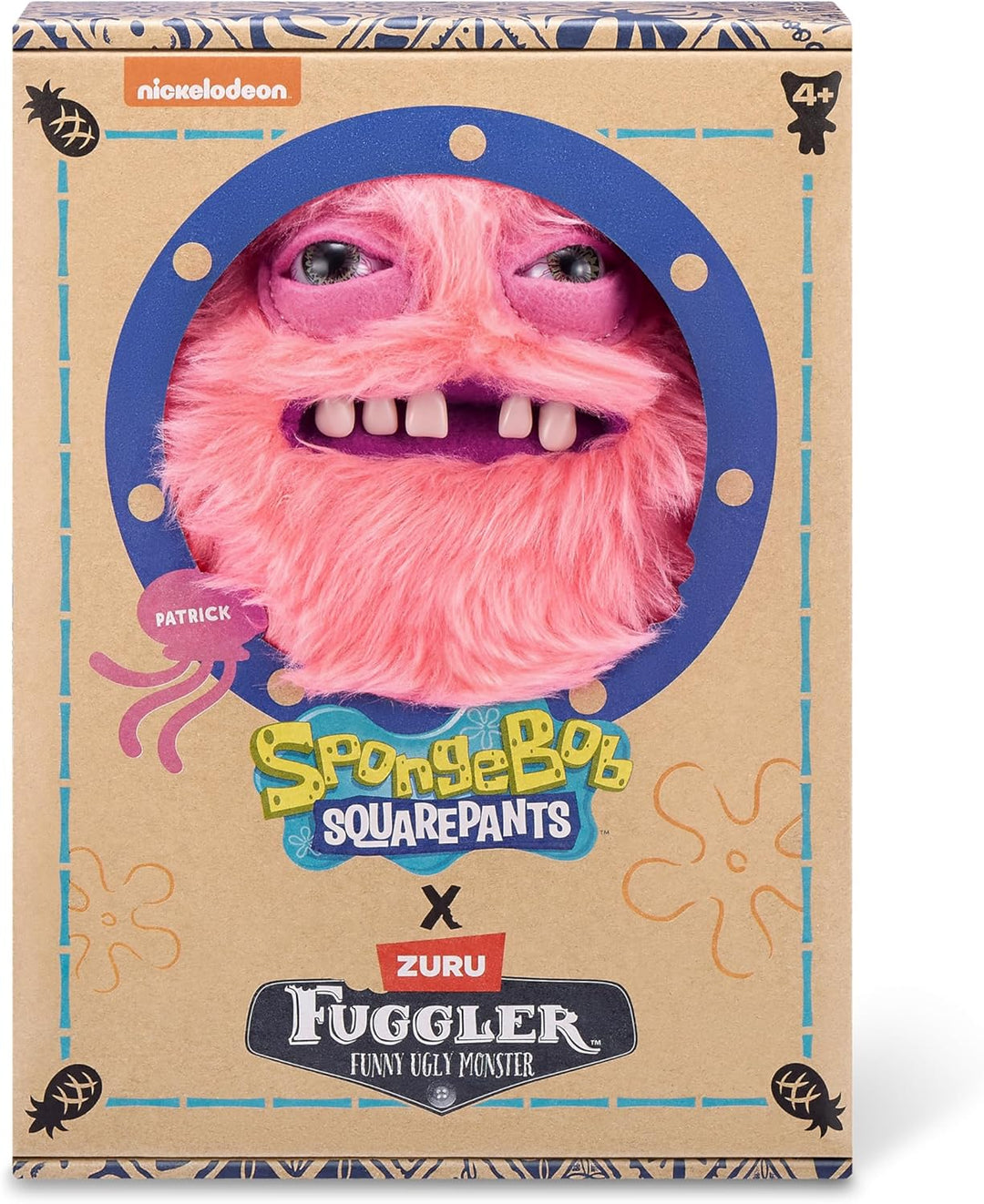 Fuggler Bob Esponja Pantalones Cuadrados - Peluche de 23 centímetro...
