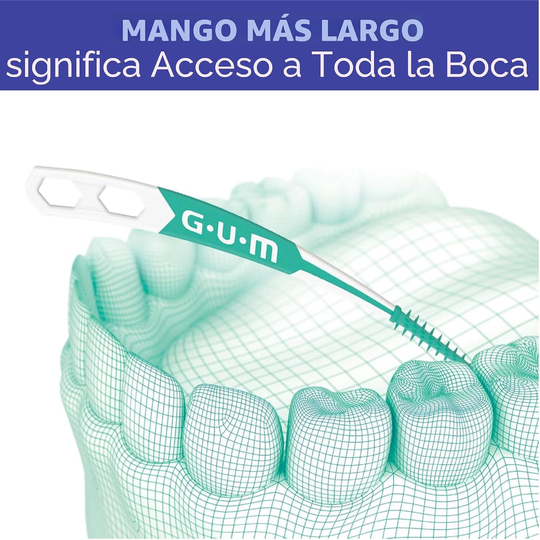 GUM Soft-Picks Advanced, Palillos Dentales Fáciles de Usar para la...