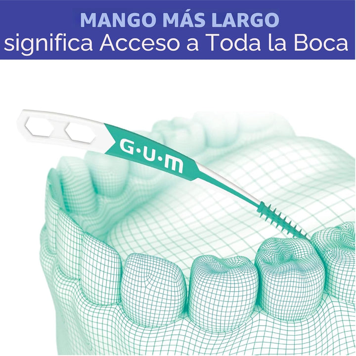 GUM Soft-Picks Advanced, Palillos Dentales Fáciles de Usar para la...