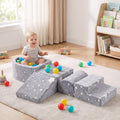 Tiita Kids - Bloques de escalada de 5 piezas con pozo de bolas pequeño