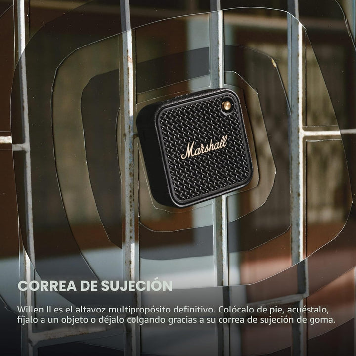 Marshall Willen II Altavoz portátil Bluetooth - Negro y latón