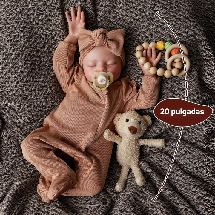 ADFO Muñecas bebé Reborn de la vida real para niñas, muñecas de 20...