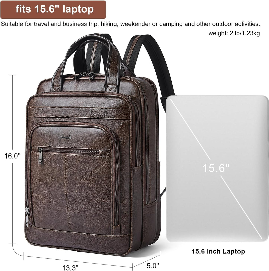 Shrrie Mochila para laptop de 15.6 pulgadas, maletín de trabajo de...
