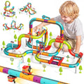 Juego de tren eléctrico de 121 piezas 3D Infinity Cube Race Track