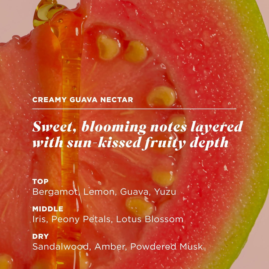 Caress Jabón corporal hidratante de néctar de guayaba cremoso con b...