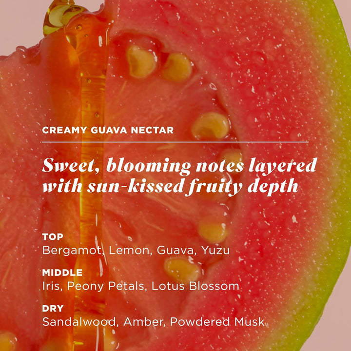 Caress Jabón corporal hidratante de néctar de guayaba cremoso con b...