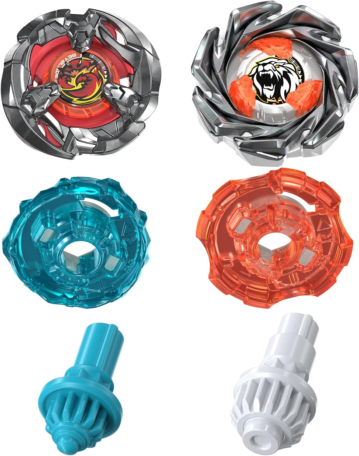 Beyblade X Clamp Crab 9-65S BX & Crest Leon 4-55A UX Dual Pack