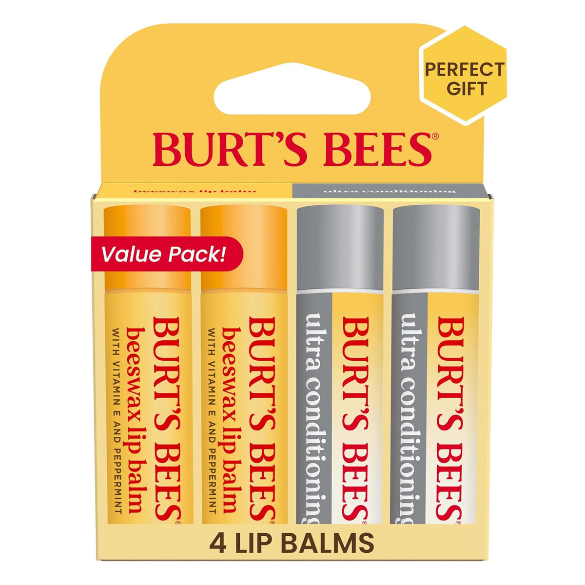 Burt's Bees Bálsamo labial de cera de abejas y bálsamo labial u...